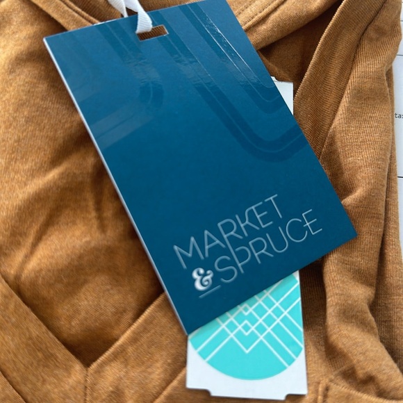 Market & Spruce Hannah V Neck Pocket Knit Tee - Picture 5 of 5